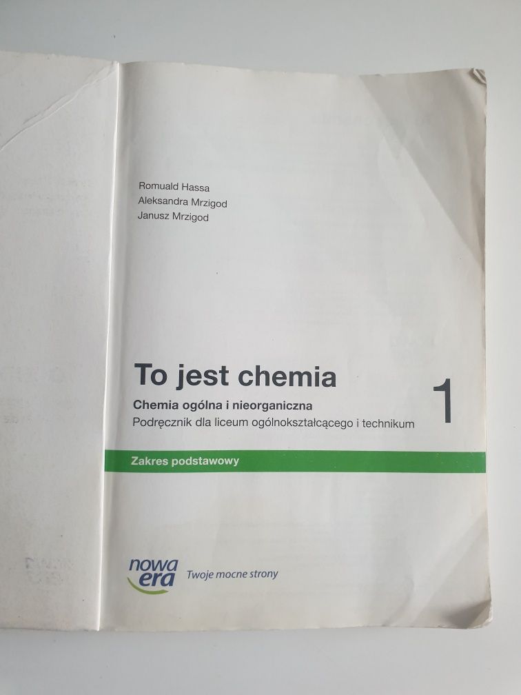 Podręcznik Chemia 1 Nowa Era
