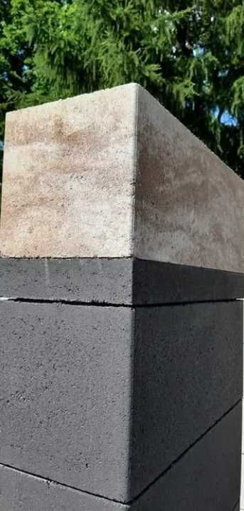 Pustak gładki element betonowy beton bloczki pustaki 50x20x20