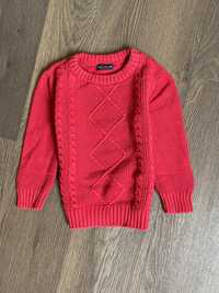 кофта,вязаный свитер next красный кофта,в'язаний светр next червоний