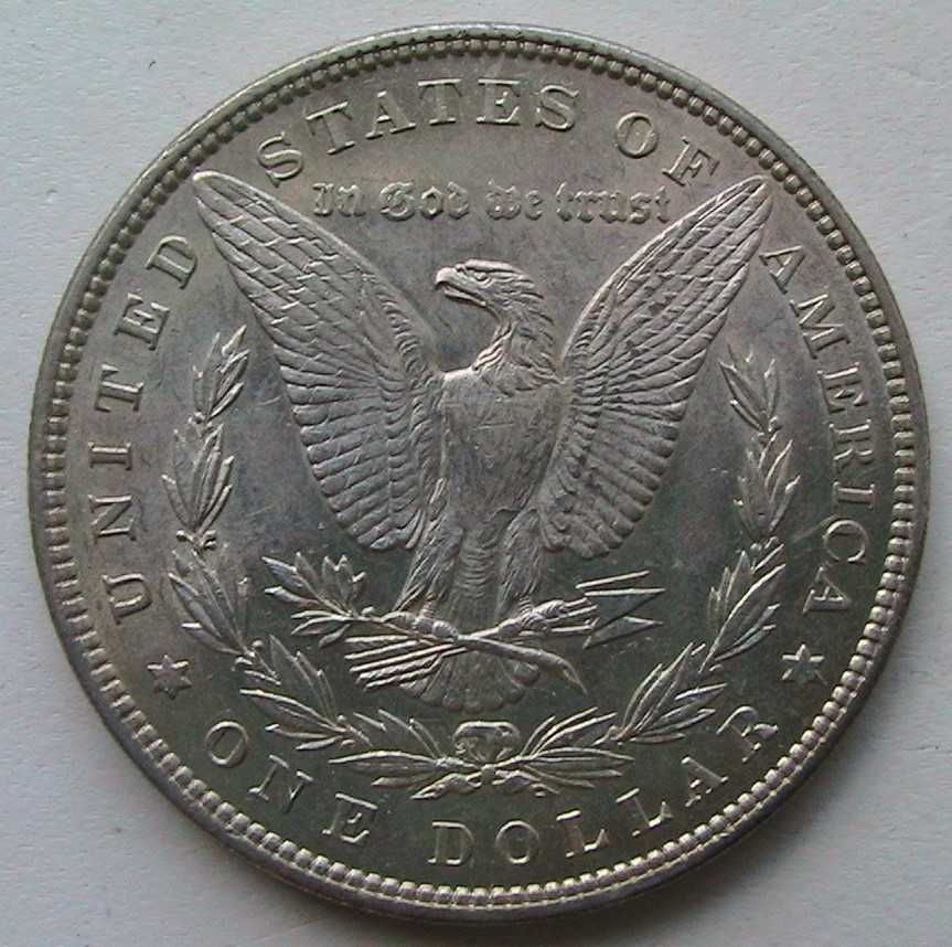 США 1 доллар 1889 #1 Доллар Моргана Morgan Dollar Серебро