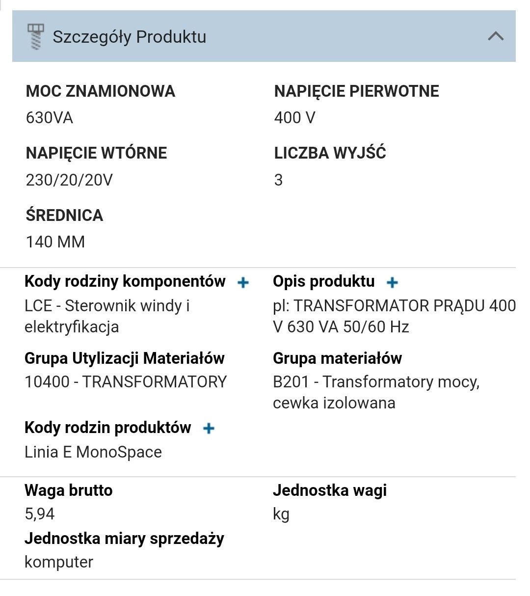 transformator toroidalny