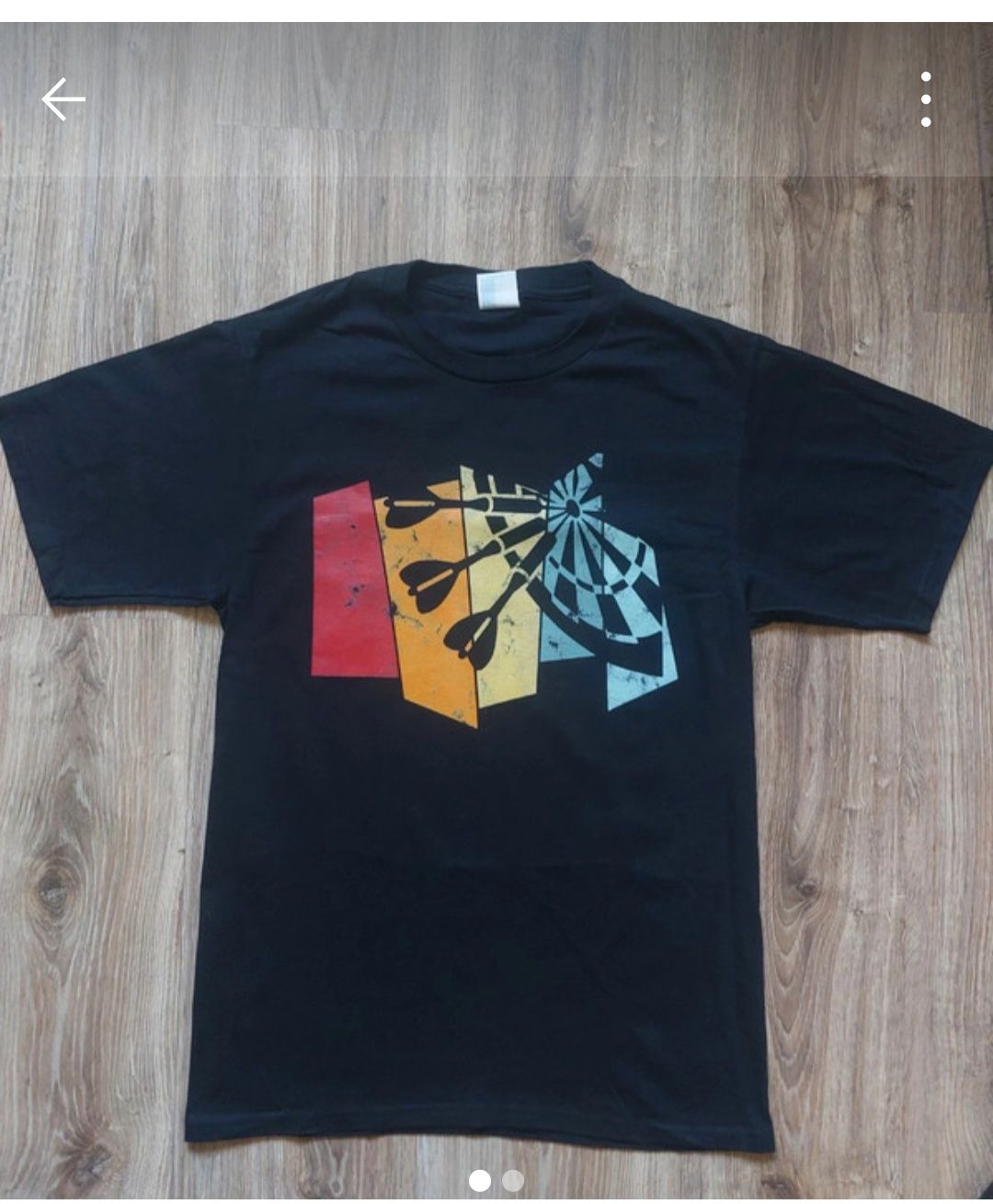 T shirt męski z lotkami do gry