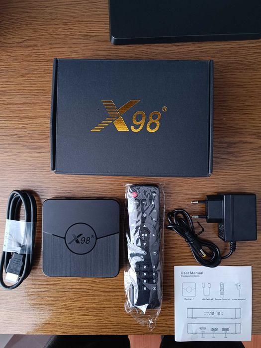 Смарт ТВ приставка X98 Plus 2/16 Гб Smart TV Box Android 11