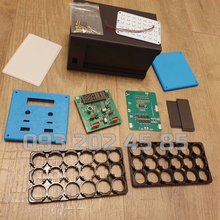 90000mAh 200W USB-C комплект для самостійної збірки повербанка