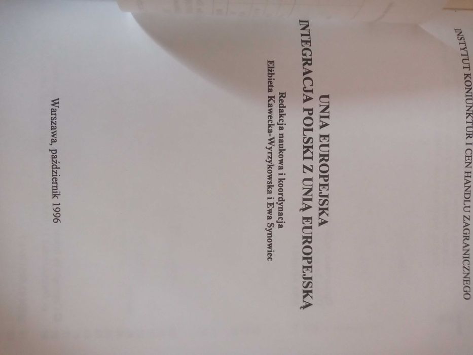 Unia Europejska integracja Polski z Unią