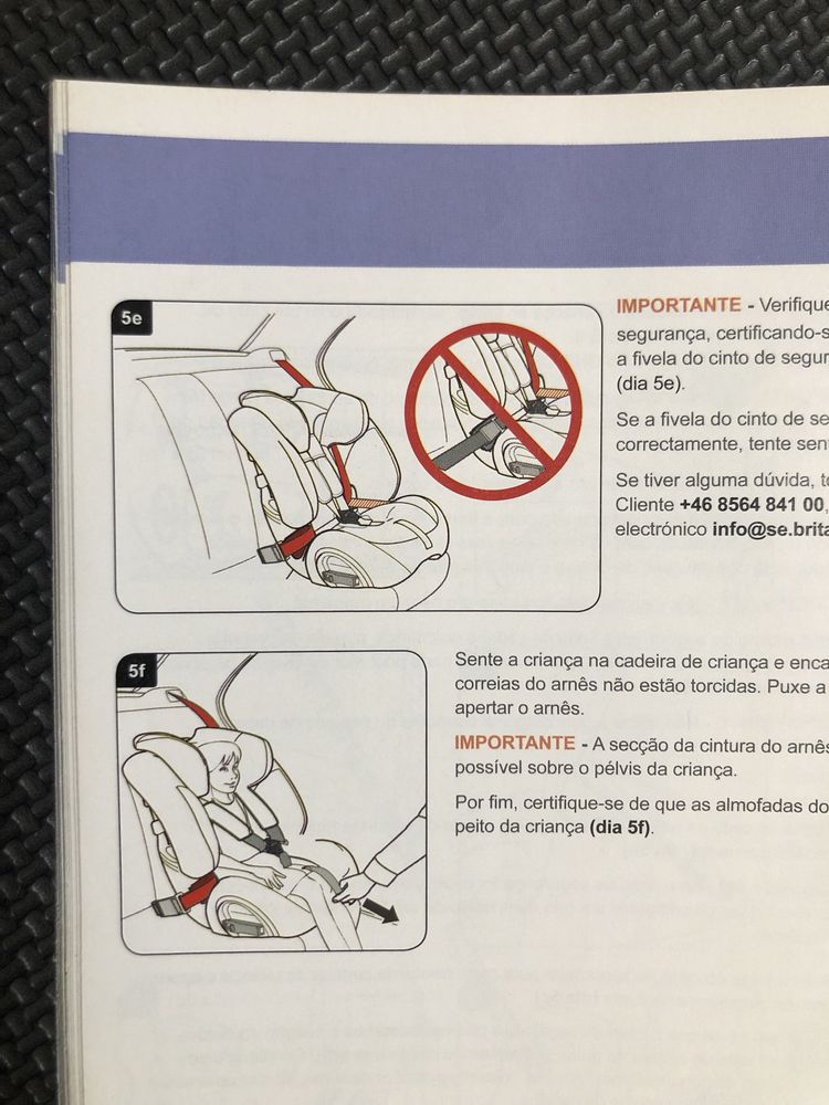 Cadeira Auto Britax Romer Volvo Multi-Tech + Oferta Cadeira/Banco