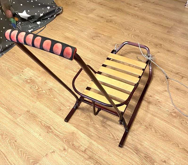 Санки дитячі з ручкою