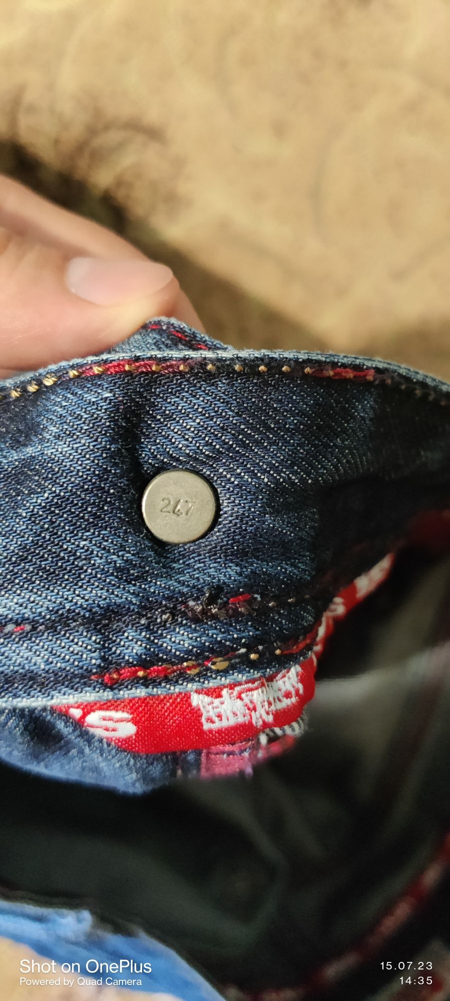 Джинси Levi's темно сині