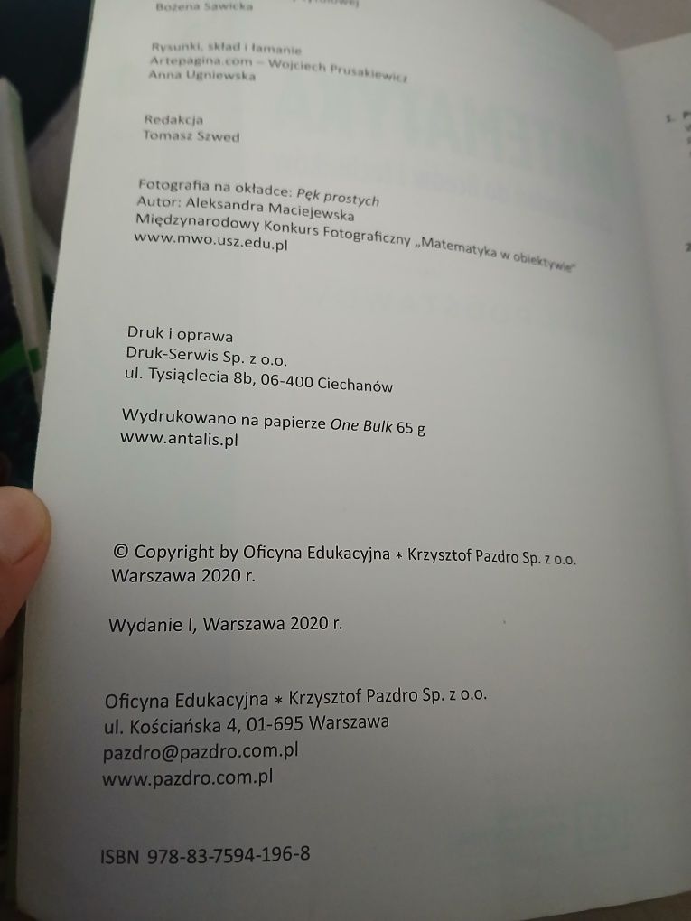 Zbiór zadań matematyka cz. 2 zakres podstawowy Kurczab Świda