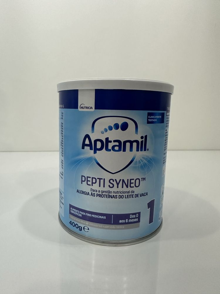 2 latas leite aptamil pepti syneo