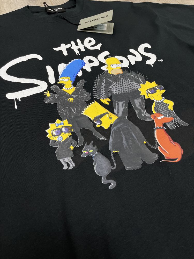 Футболка Balenciaga The Simpsons