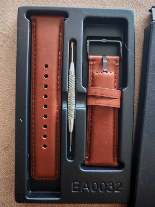 Pulseira Relógio 24mm Couro