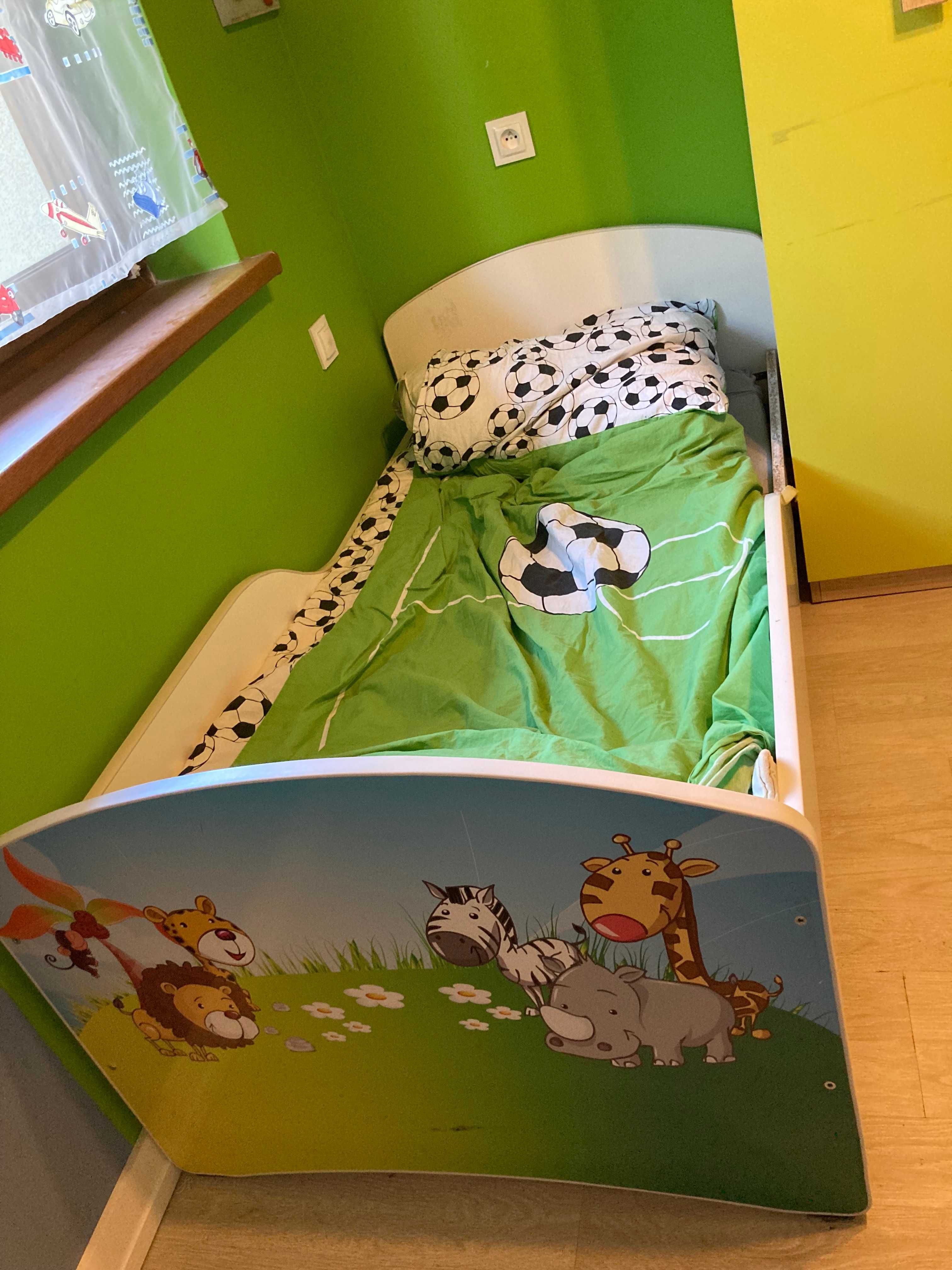 Łóżko dziecięce ACME 160x80 cm z pojemnikiem i materacem
