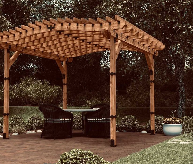 Altana Wiata Ogrodowa Domek Garaż Drewniany Pergola Zadaszenie