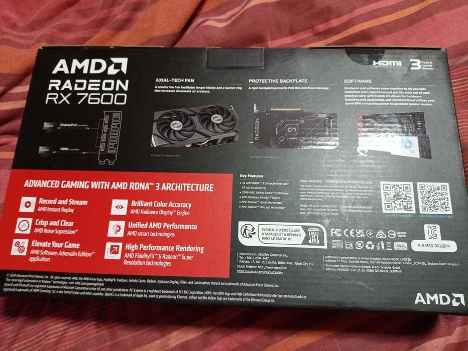 Відеокарта RX7600 8Gb