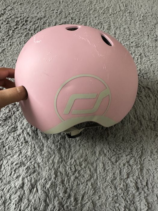 Kask Scoot and ride dziecięcy - różowy - XXS-S