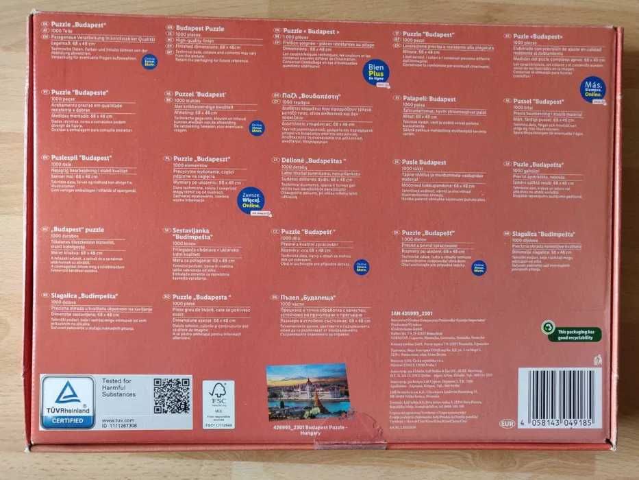 Puzzle i miernik prądu w zestawie