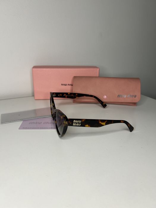 Okulary przeciwsłoneczne „miu miu” panterka