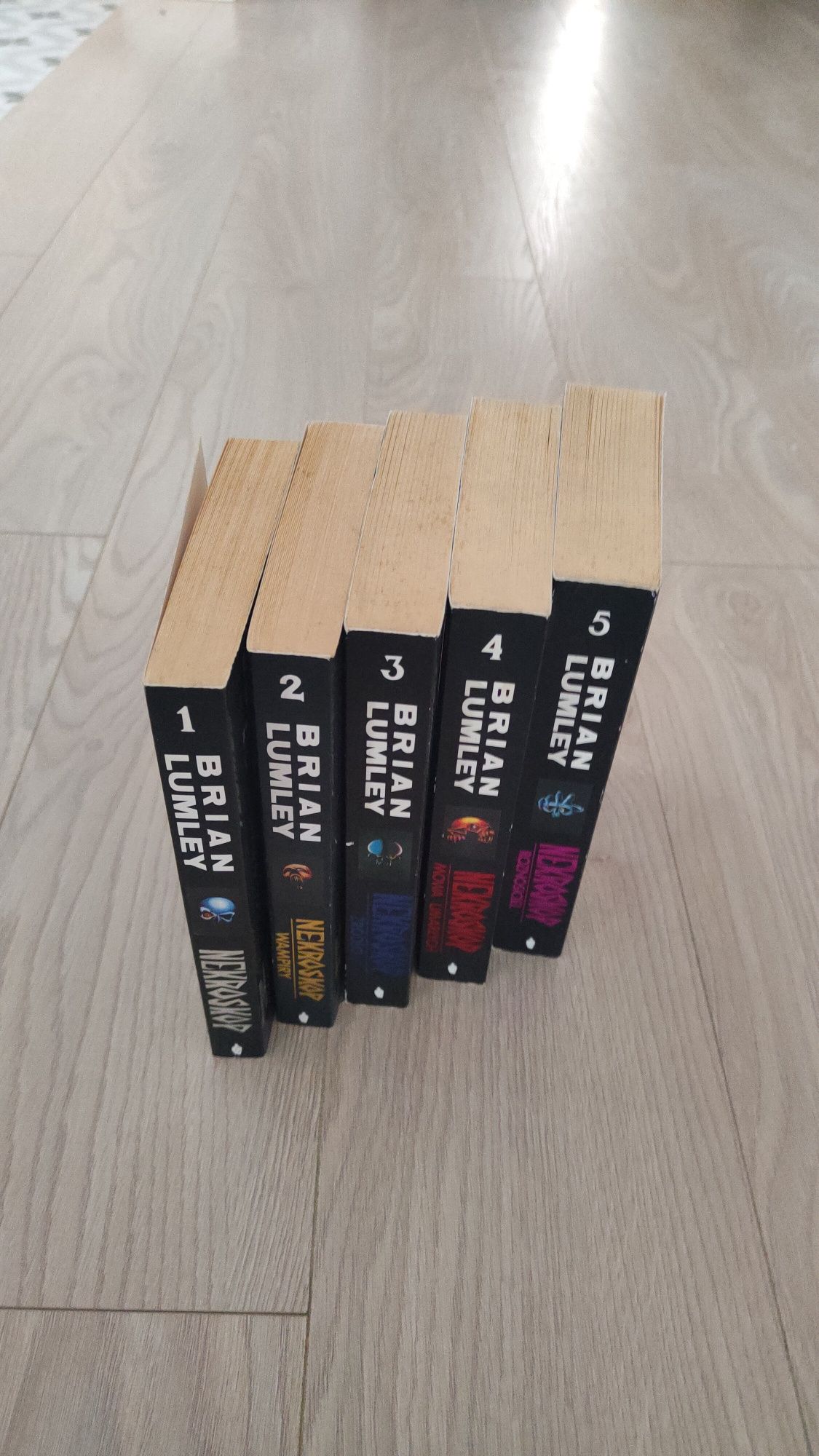Brian Lumley Nekroskop 1-5 Phantom Press super stan pierwsze wydanie