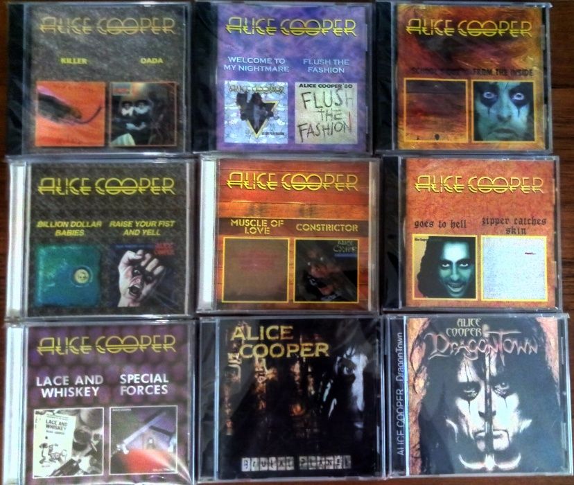 Alice Cooper CD collection