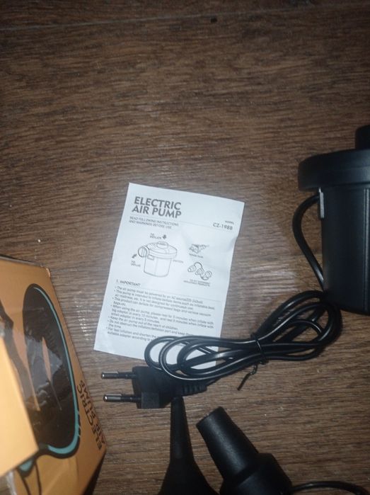 Электро насос для накачивания резин  изделий