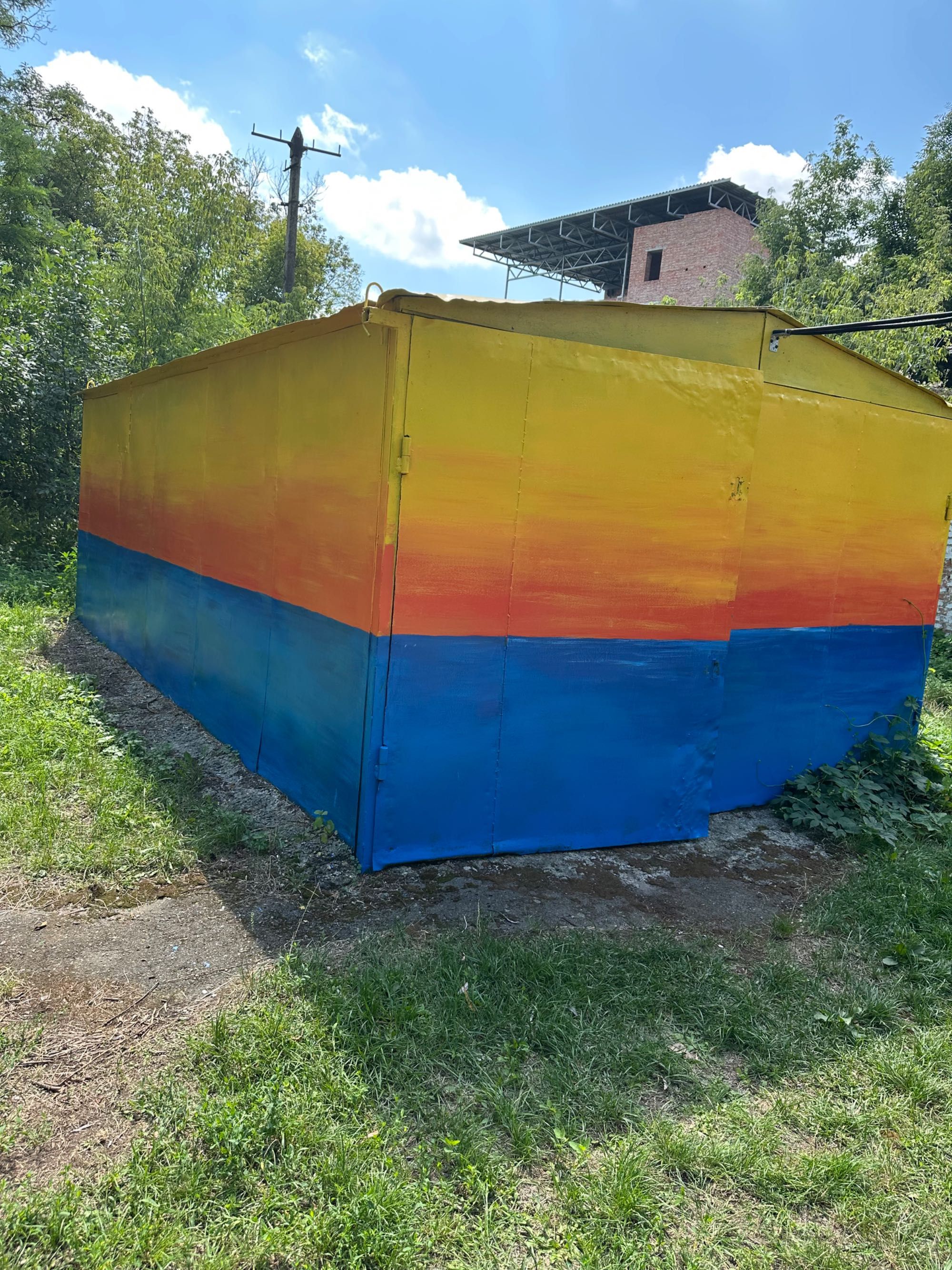 Гараж металевий ( розбірний) без місця