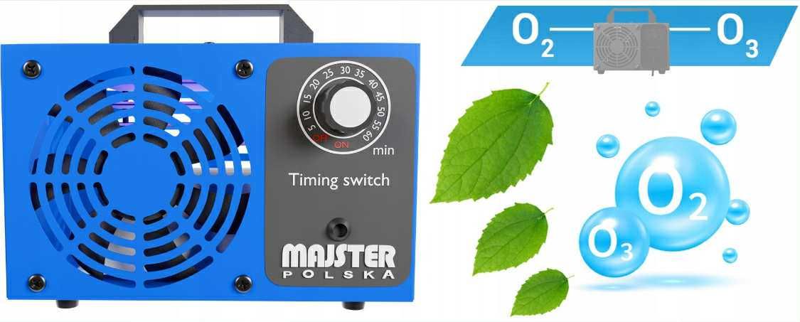 Mocny ozonator 60g h140W do domu auta mieszkania oczyszczacz powietrza