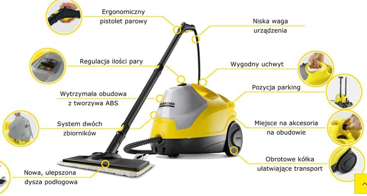 Wynajem Parownica SG4/4 Parownica SC 5 Karcher Myjki parowe Wypożycz