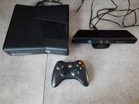 Xbox 360 + pad + kinect + gry + zasilacz + okablowanie. Zestaw