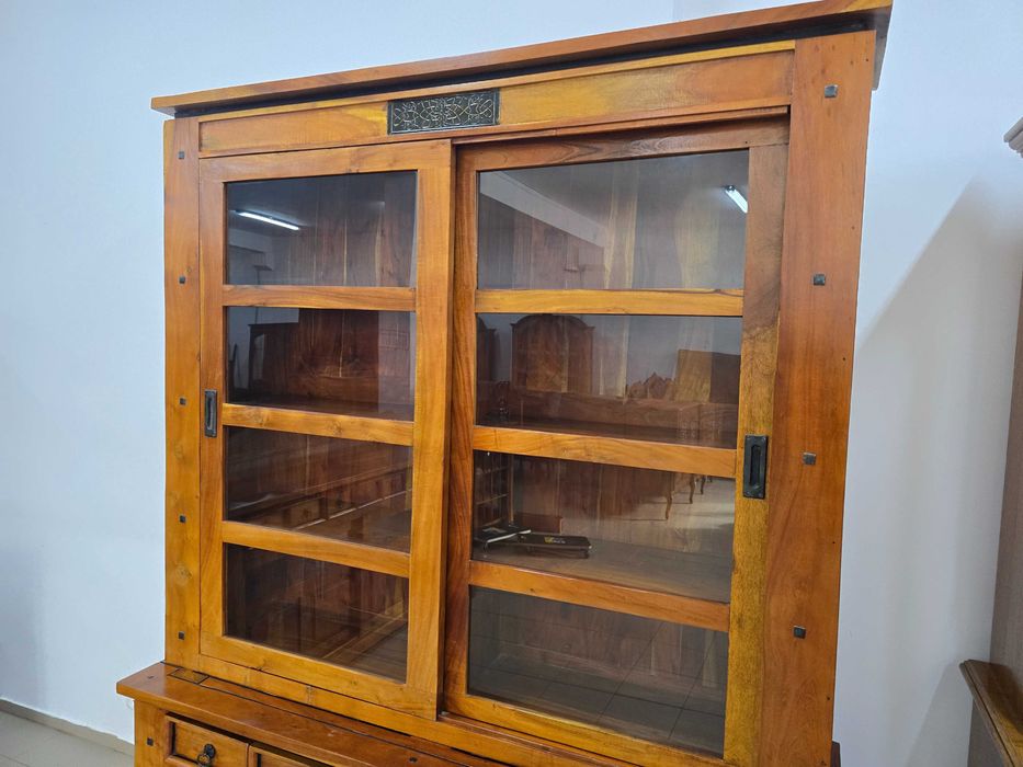 KOMODA BIBLIOTEKA KOLONIALNA lite drewno. Transport cały kraj