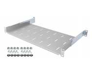 Półka RACK 19" 1U 250mm Regulowana 250-410 mm do Szaf RACK Stalflex