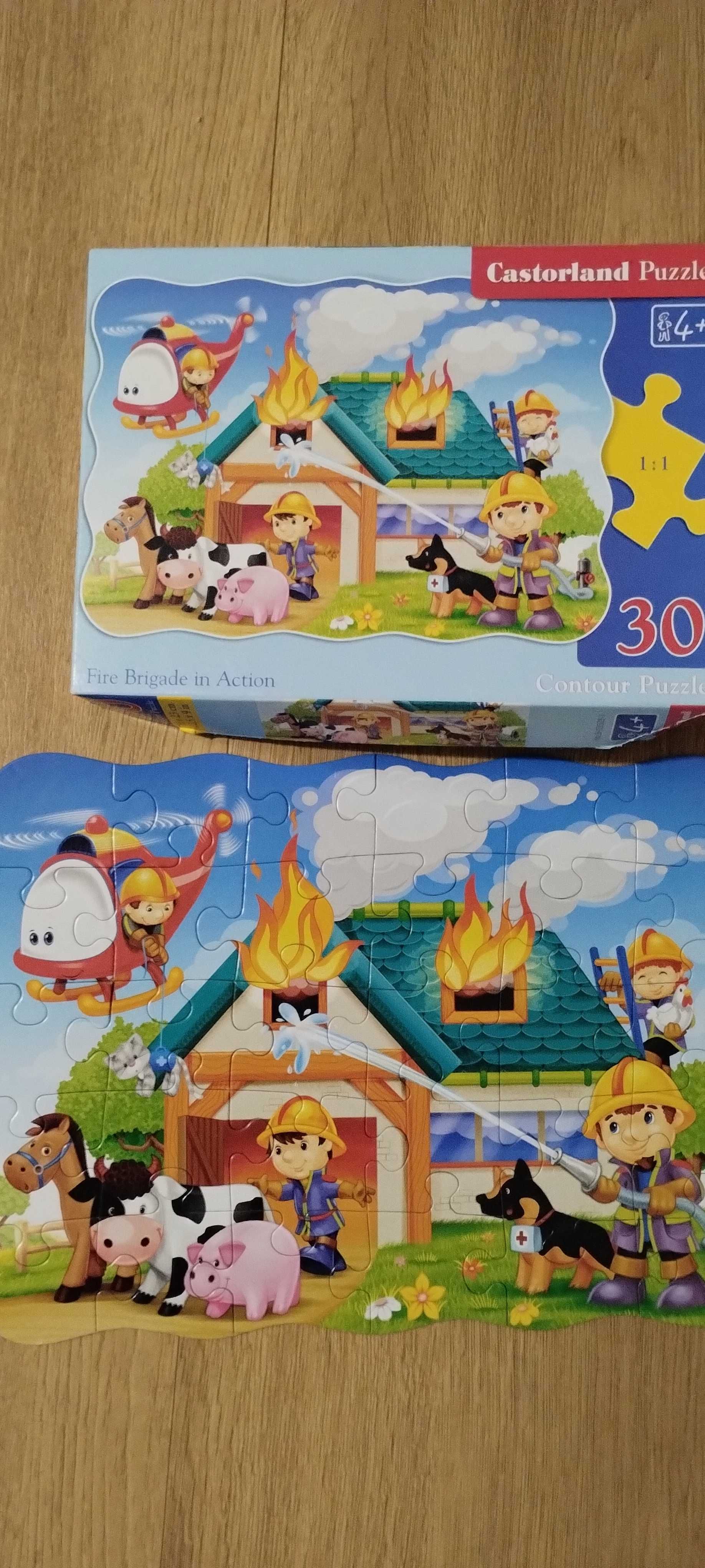 10 gier edukacyjnych i puzzli stan jak nowe
