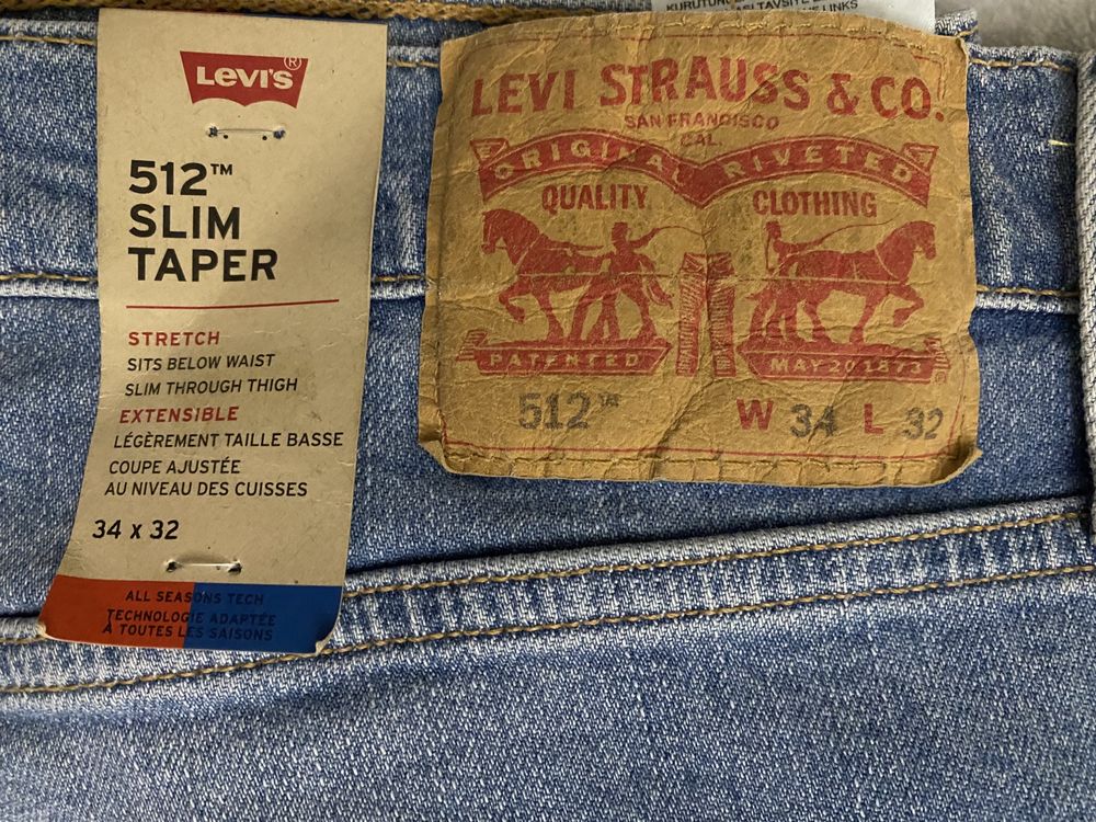 levis 512 slim taper