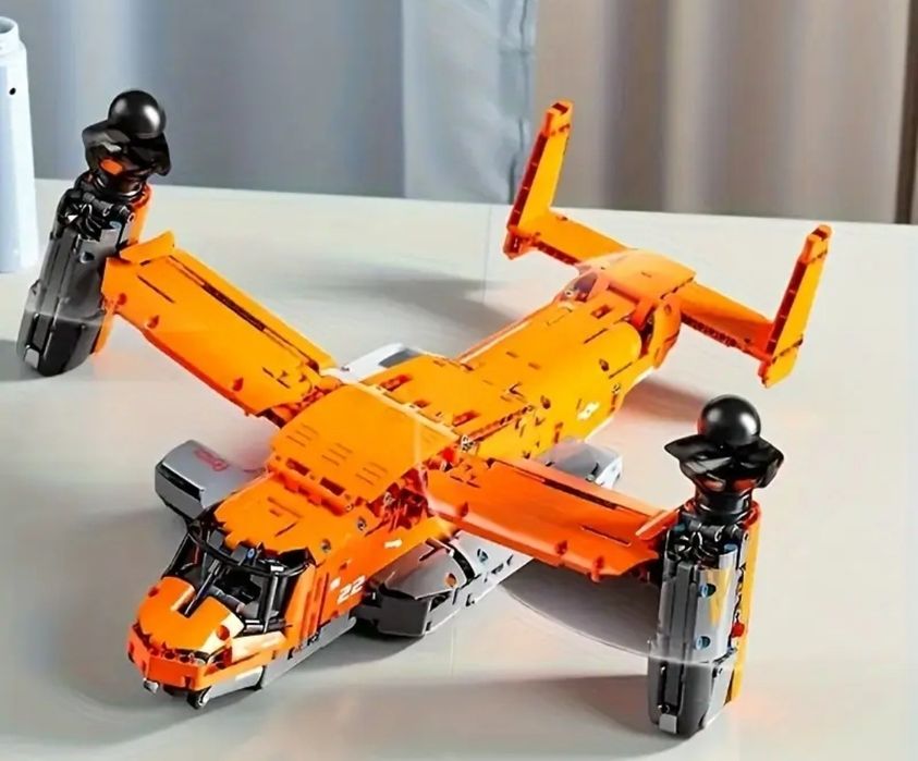 Конструктор большой вертолёт самолёт 1747 деталей Lego Toylinx