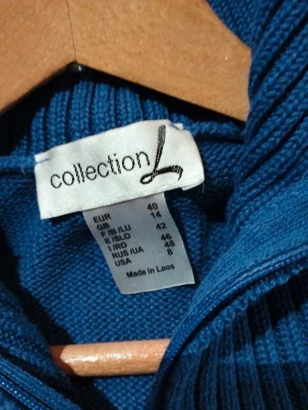 Sweter ciemnoniebieski firmy CollectionL-roz.40