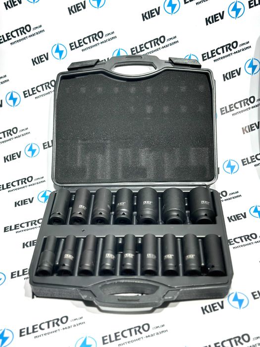 Набор ударных головок LEX LXIS20E : 1/2" 10-38мм (20шт) Чехия