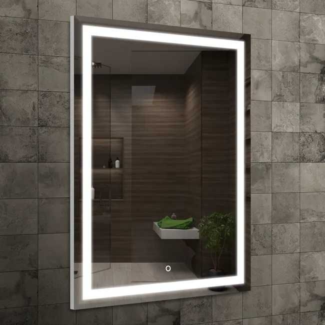 Nowe lustro z wbudowanym oświetleniem 60 x 80