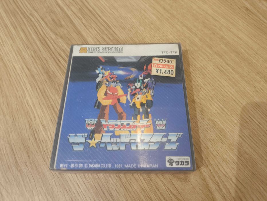 Transformers: The Headmasters Famicom Disk System Nes Pegasus CIB