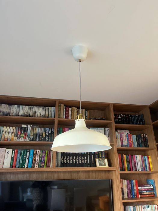 2x Lampa wisząca IKEA RANARP – kremowa, stan idealny