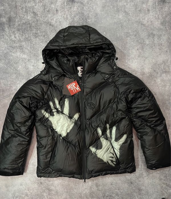 Пуховик Mertra Black / Пуховик Мертра / Куртка Mertra Чорно-Біла