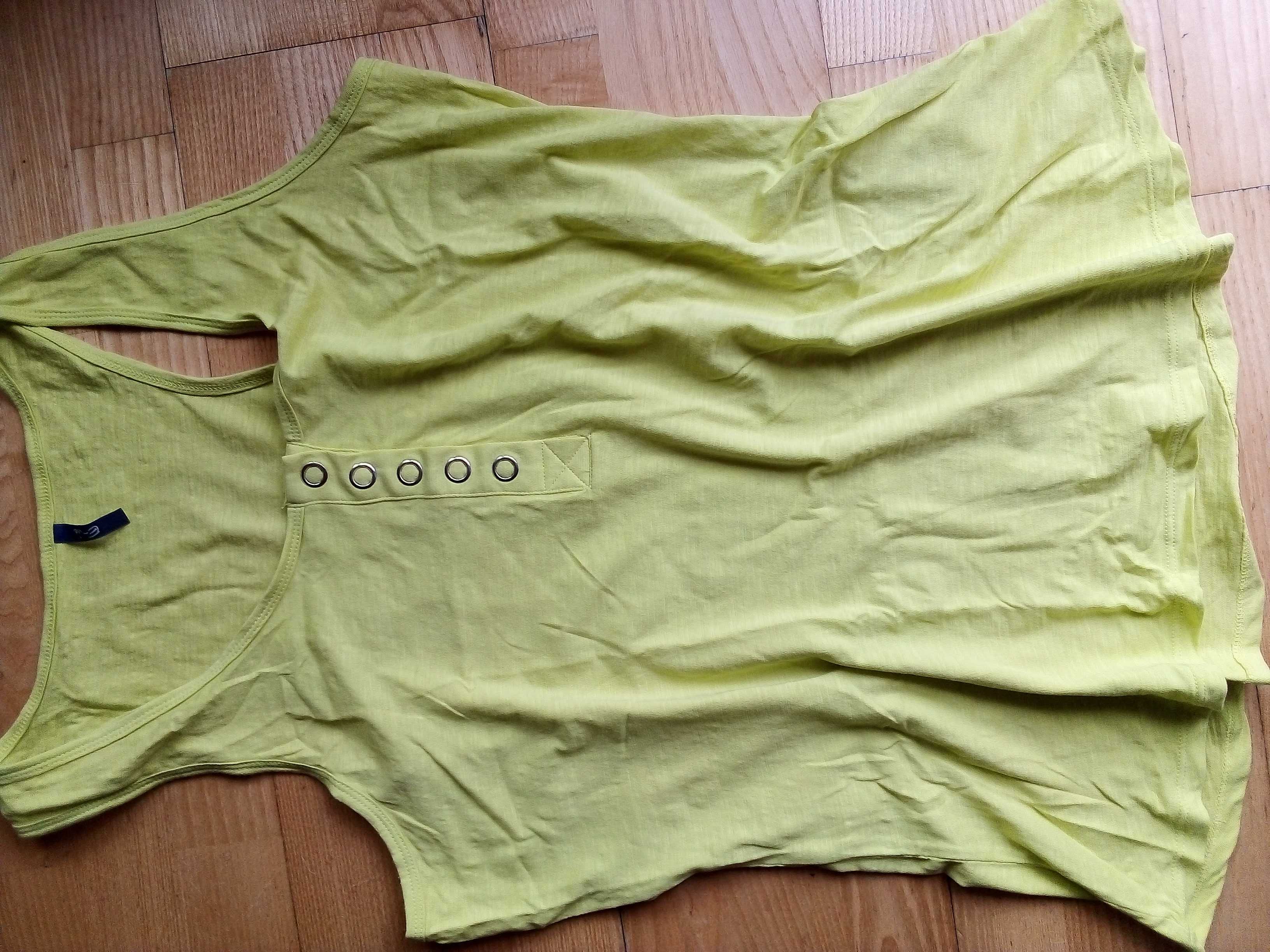 Bluzka top bokserka koszulka Evie 18 xxxl przewiewna cienka bawełna