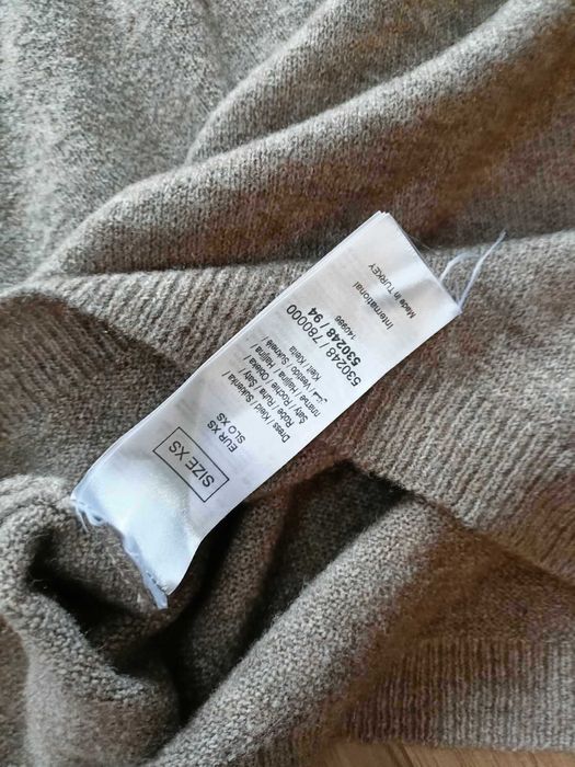 Sukienka dzianinowa z golfem ORSAY Beżowa r. 34 XS święta NOWA