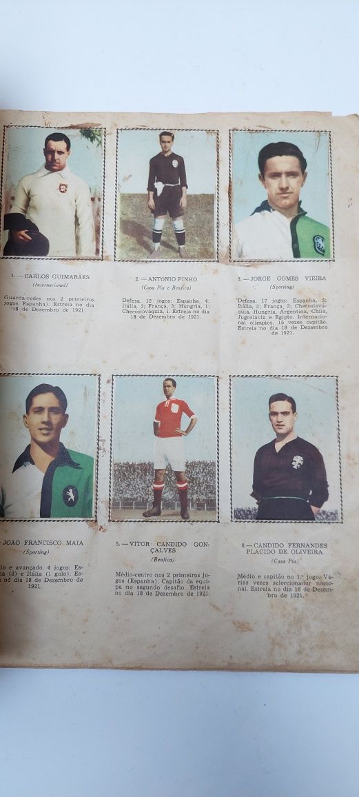 Internacionais da Bola (Caderneta Completa, 1956)