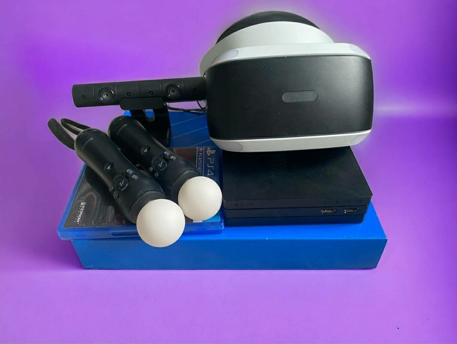 Окуляри віртуальної реальності Playstation Vr+ муві контролери руху