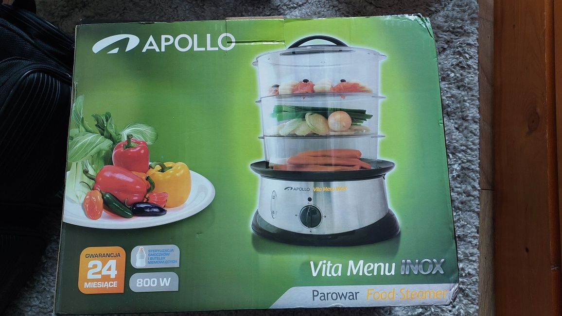 Parowar Apollo Vita menu INOX food steamer