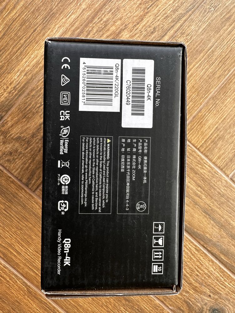 kamera wideorejestratora Zoom Q8n-4K -4K Handy Video Recorder