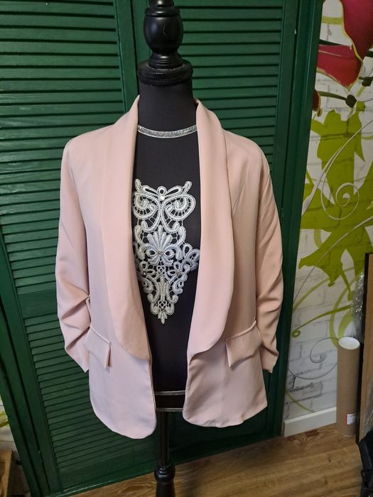 Marynarka pudrowy róż r. M