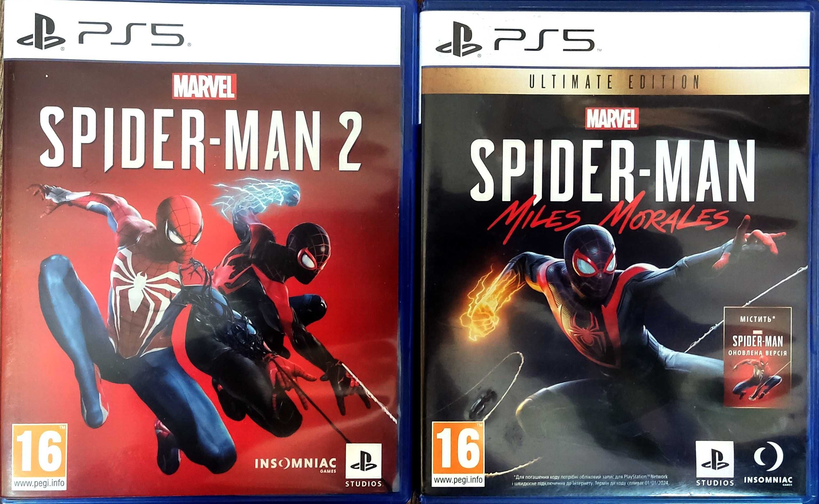 Ігри до PS4 The Last os, Spider man 2, Miles Morales, Days Gone і т.д.