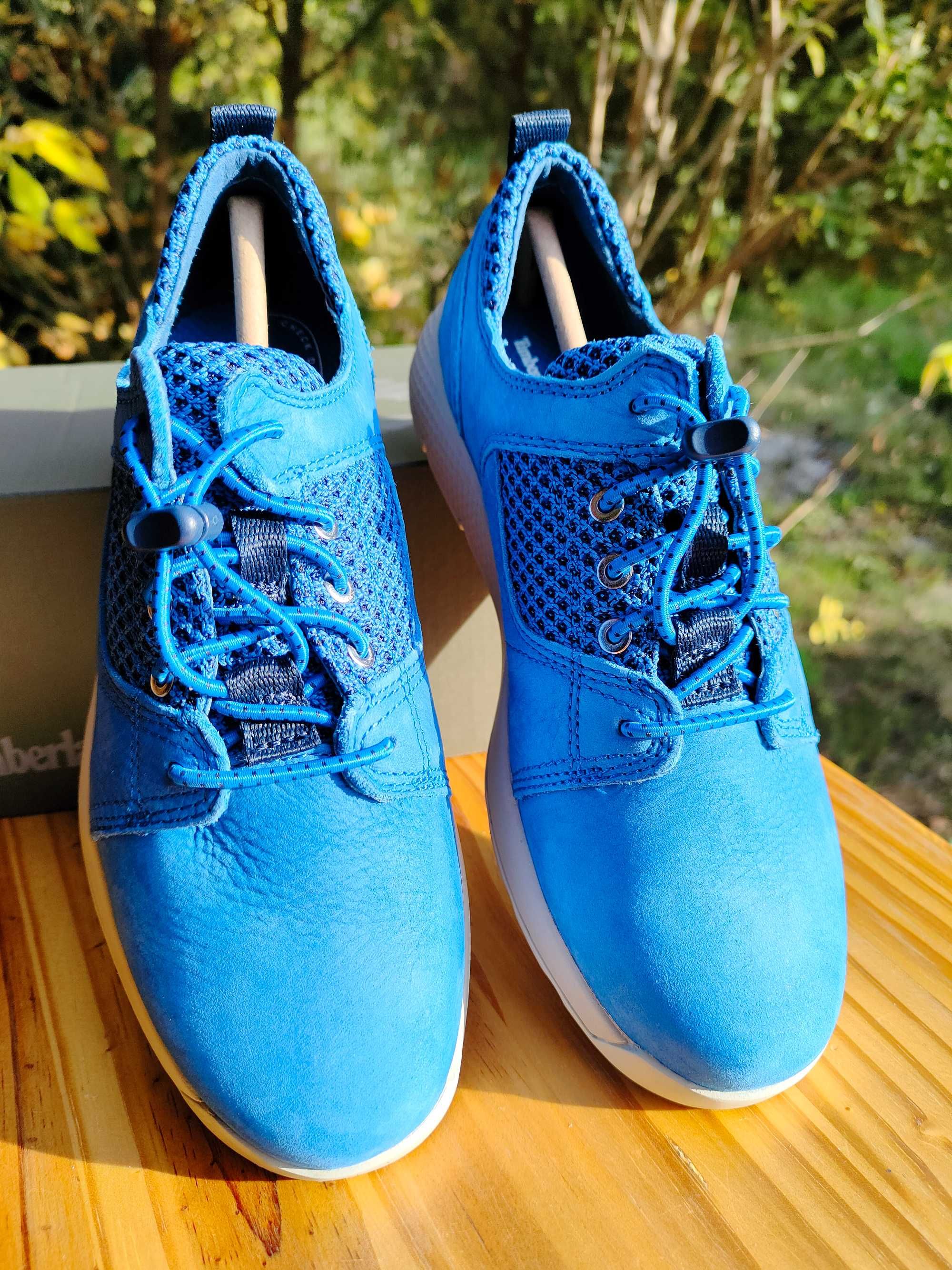 Timberland - Flyroam Oxford - Skórzane Buty Sportowe Dziecięce R. 34