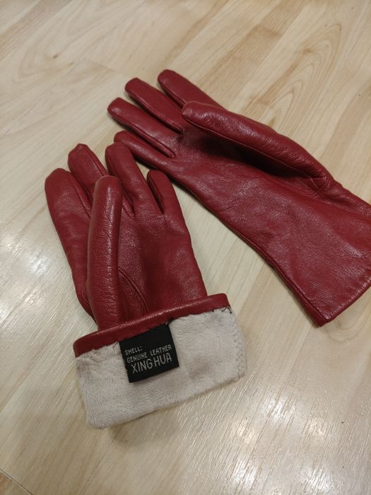 Шкіряні рукавички